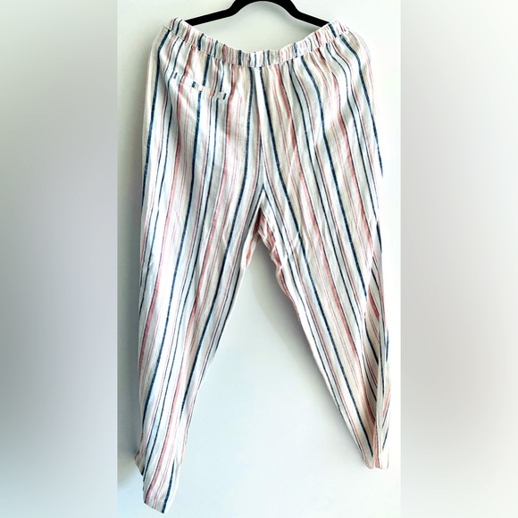 Linen Pants with tie waist - Picture 7 of 8